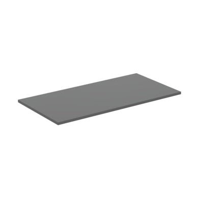 Ideal Standard I.life B Worktop For Vessel Installation 100cm - Quartz Grey Matt - T5283NG - TAP 'N' SHOWER