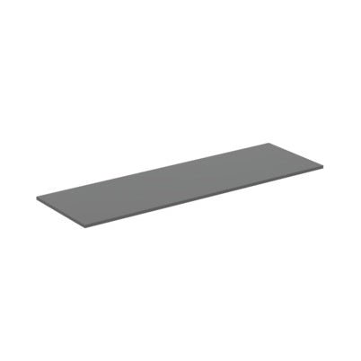 Ideal Standard I.life B Worktop For Vessel Installation 160cm - Quartz Grey Matt - T5285NG - TAP 'N' SHOWER