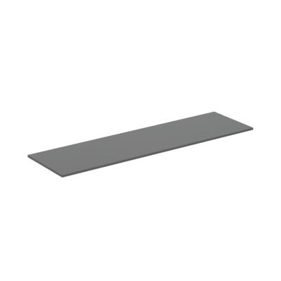 Ideal Standard I.life B Worktop For Vessel Installation 180cm - Quartz Grey Matt - T5286NG - TAP 'N' SHOWER