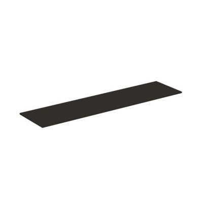 Ideal Standard I.life B Worktop For Vessel Installation 200cm - Carbon Grey Matt - T5287NV - TAP 'N' SHOWER