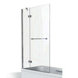 KUDOS Inspire 6mm Two Panel Out-Swing Bathscreen with Towel Rail (Left Hand) - 4BASC2PO6L
