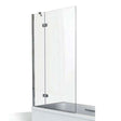 KUDOS Inspire 6mm Two Panel Out-Swing Bathscreen - (Right Hand) - 4BASC2PFOUTRHS