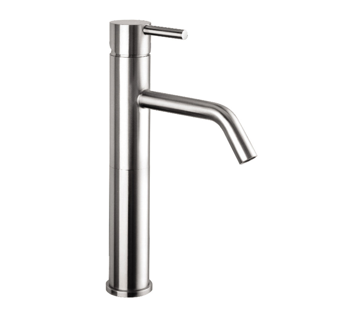 JTP Inox Tall Single Lever Basin Mixer - Stainless Steel - IX009
