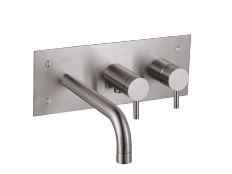 JTp Inox Bath Shower Mixer - Stainless Steel - IX273