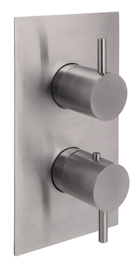 JTP Inox 2 Outlet Thermostat - Stainless Steel - IX671A