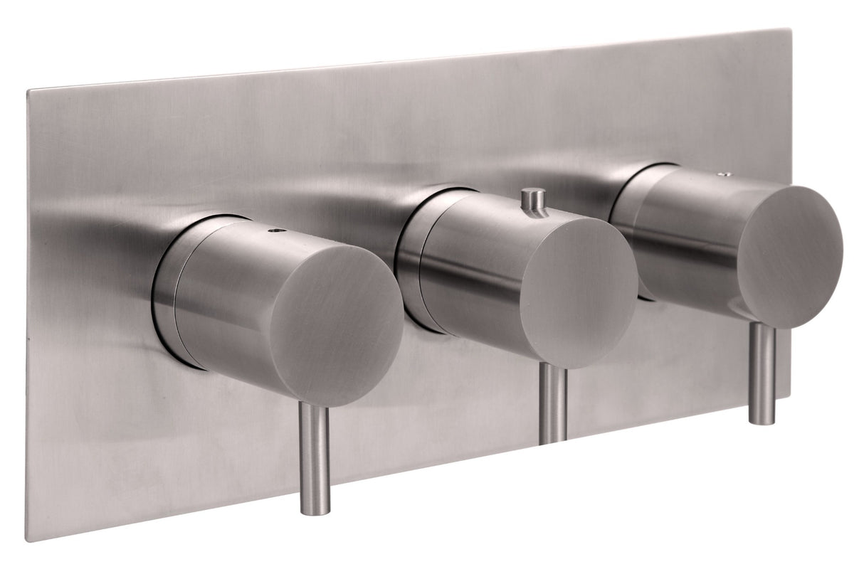 JTP Inox Stainless Steel 2 Outlet Thermostat - IX693A