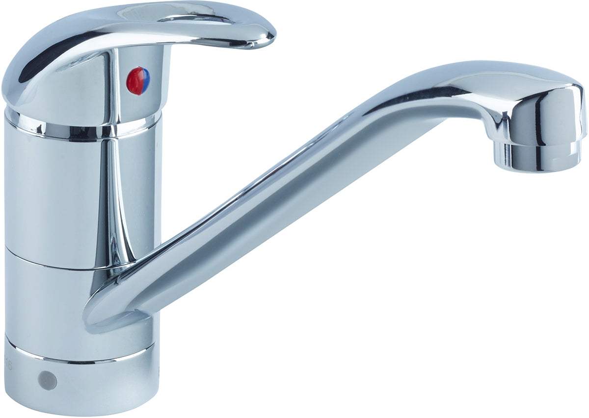 Bristan Java Modern EasyFit chrome single flow mono kitchen sink mixer tap with EasyFit installation and ceramic disc valves