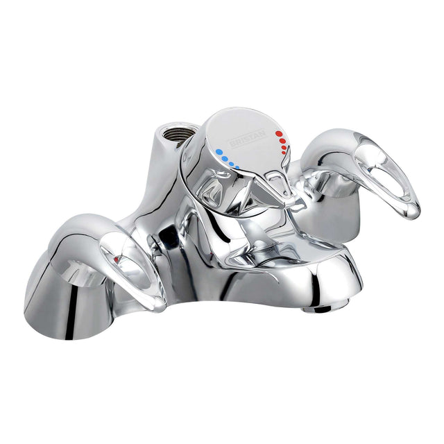 Bristan Java Modern Bath Filler Tap with Thermostatic Shower - Chrome 