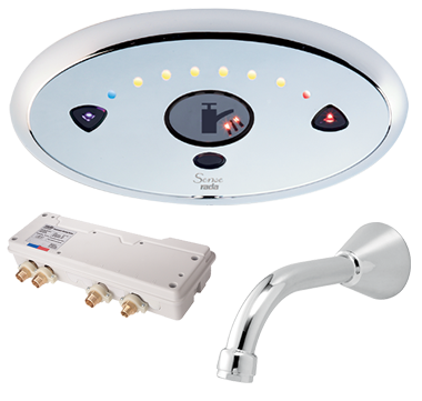 Rada Sense Chrome Digital Mixing Valve Washbasin Kit T3 - 1.1503.702