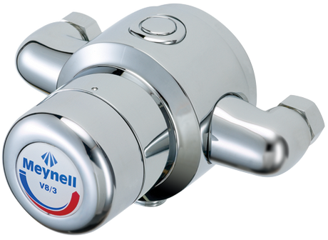 Rada Meynell V8/3 K Chrome Thermostatic Shower Valve - PESM0626P