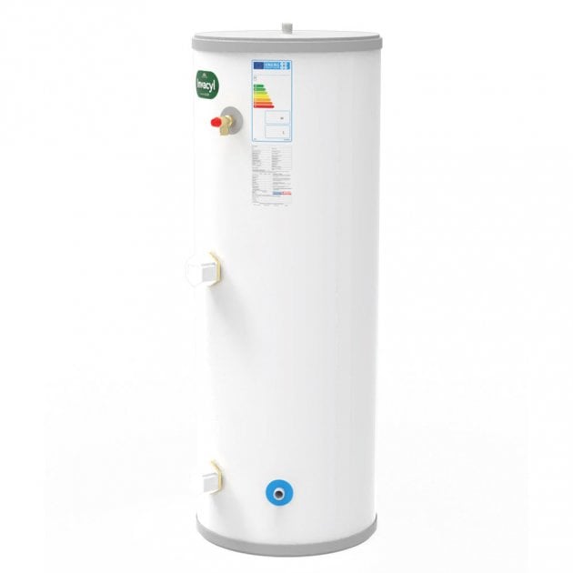 Joule Invacyl Stainless Steel Standard Direct Unvented Cylinder 180 Litre - White - TRBMVD-0180LFB