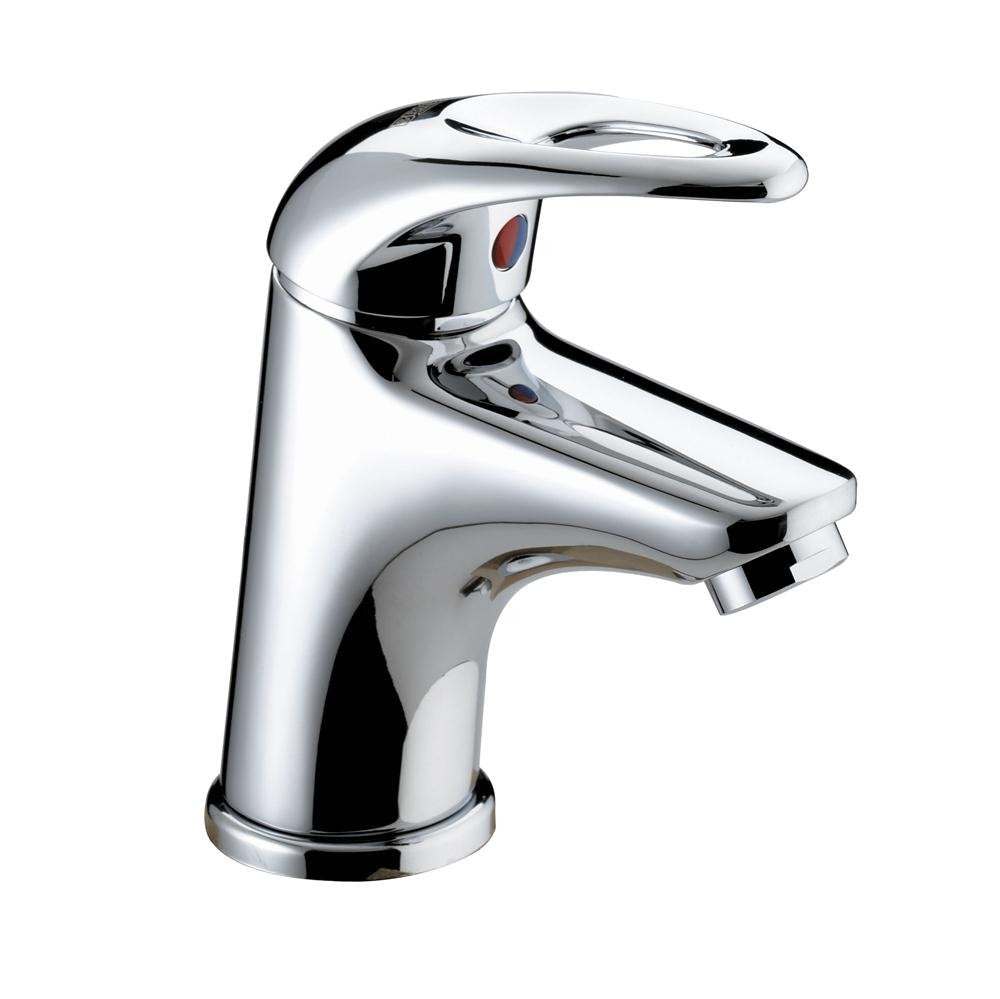 Bristan Java Clicker Waste Small Mono Basin Mixer Tap - Chrome Plated 