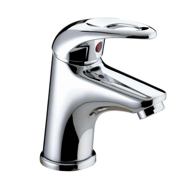 Bristan Java Clicker Waste Small Mono Basin Mixer Tap - Chrome Plated 