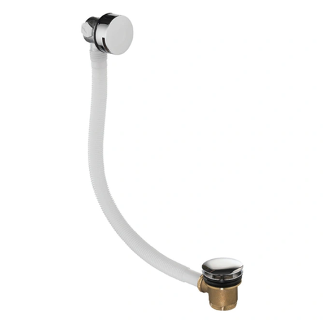 JTP Exofil Slim Exofil Bath Filler With Click Clack Waste - Chrome - 809HACC