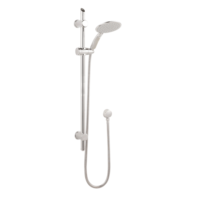 Nuie Modern Slider Rail Handset 820mm High 96mm Wide Shower Kit - Chro