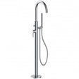 JTP Florence Floor Standing Shower Mixer Tap with Kit - Chrome - 55564
