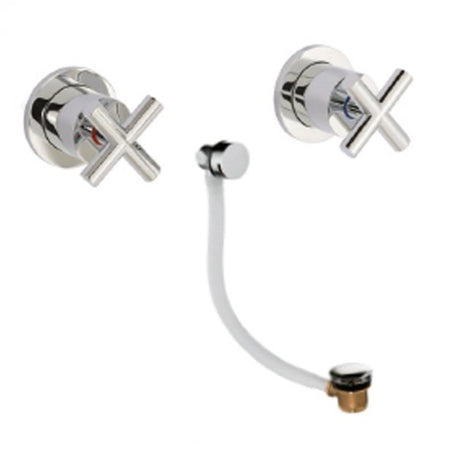 JTP Solex Concealed Valves Slim Click Clack  - Chrome -  66089HACC