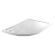 Just Trays JT Fusion Anti-Slip Left Handed Flat Top 1200mm x 900mm Offset Quadrant Shower Tray with Waste - ASF1290LQ100