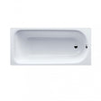 Kaldewei Eurowa 0 Tap Hole Anti-Slip Rectangular Steel Bath 1700mm x 700mm - White - 119830000001