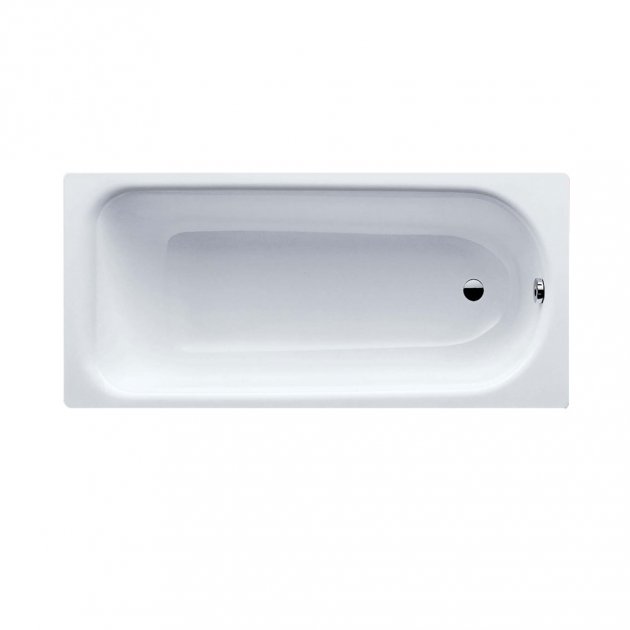 Kaldewei Eurowa 0 Tap Hole Anti-Slip Rectangular Steel Bath 1700mm x 700mm - White - 119830000001