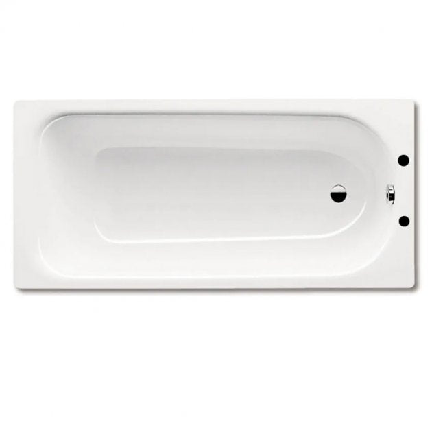 Kaldewei Eurowa 2 Tap Hole Rectangular Steel Bath 1600mm x 700mm - White - 119720000001
