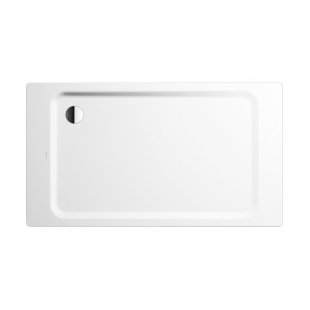 Kaldewei Superplan XXL Rectangular Steel Shower Tray 1600mm x 750mm - White - 433600010001