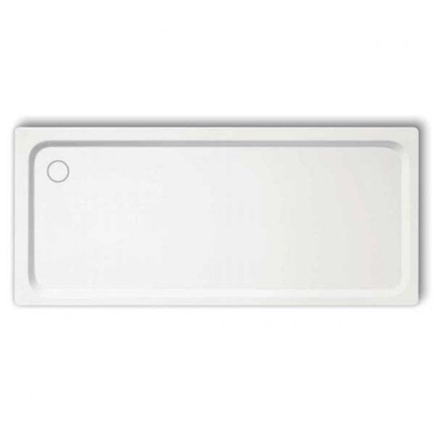 Kaldewei Superplan XXL Rectangular Steel Shower Tray 1400mm x 750mm - White - 431000010001