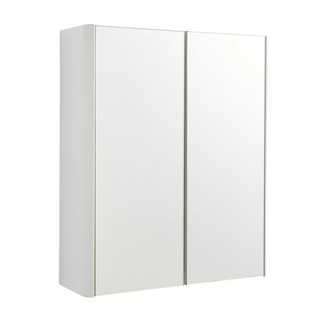 Kartell Arc 500mm Mirror Cabinet - White Gloss - ARC500MIR-W