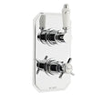 Kartell Klassique Concealed Thermostatic Shower Valve Diverter - Chrome - SHO043KL