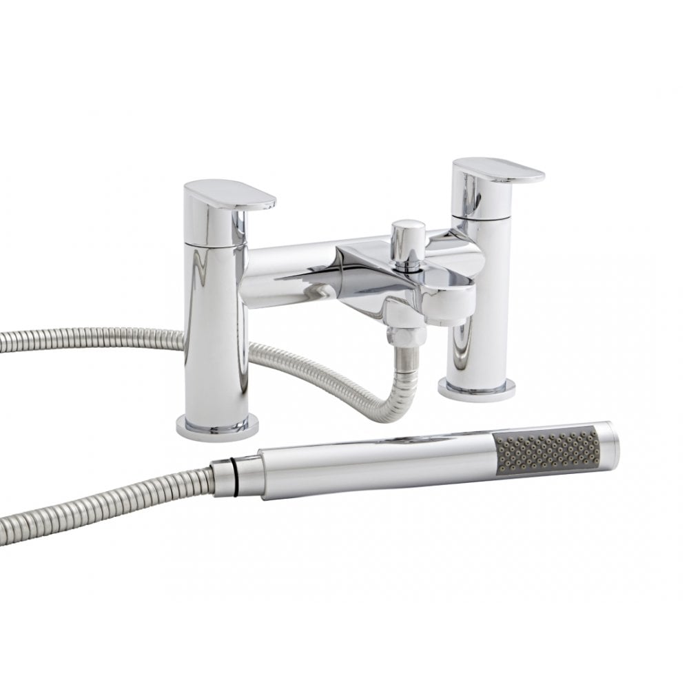 Kartell Logik Bath Shower Mixer Tap - Polished Chrome - TAP041LOJ