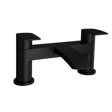 Kartell Nero Curve Bath Filler Tap - Black - TAP292CN