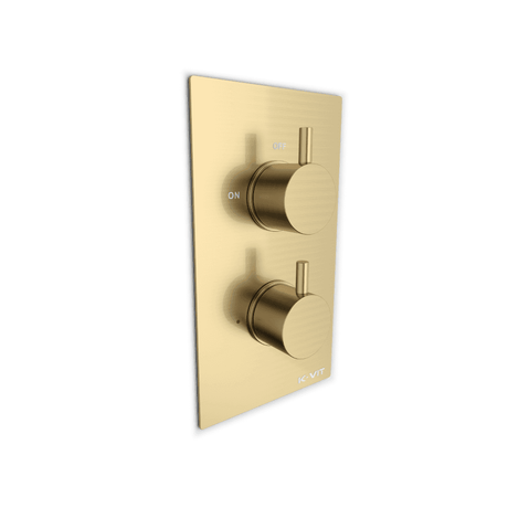 Kartell Ottone Concealed Shower Valve with Diverter - Brass - SHO142OT