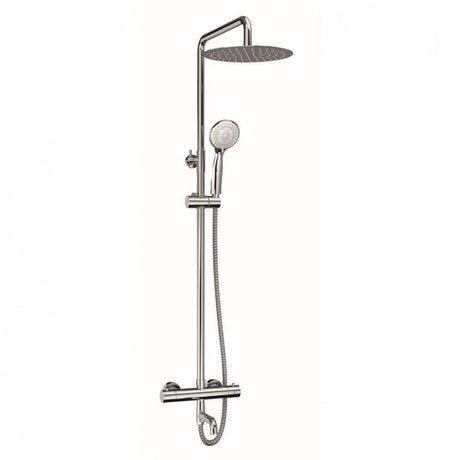 Kartell Plan Drencher Bar Shower with Sliding Handset & Bath Filler Spout - Chrome - SHO011PL - TAP 'N' SHOWER