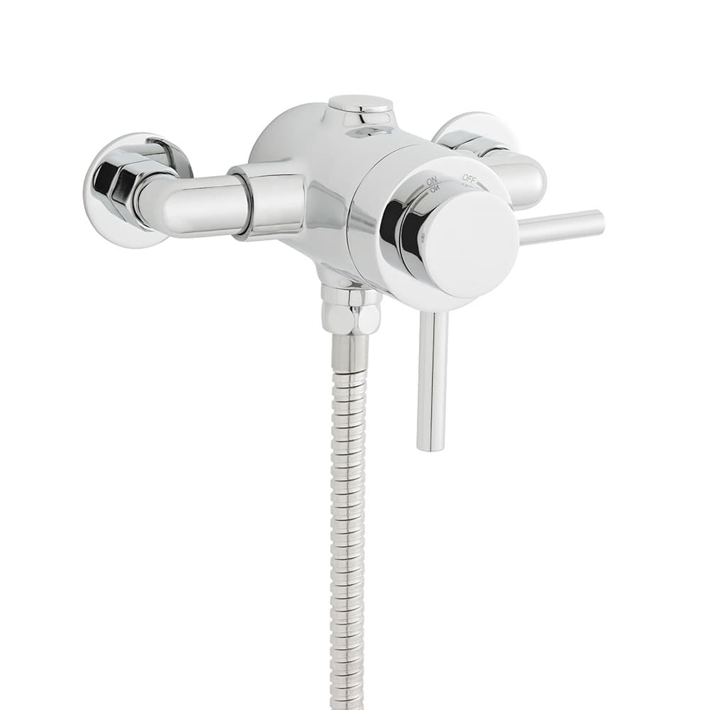 Kartell Plan Exposed Thermostatic Shower Valve - Chrome - SHO037PL