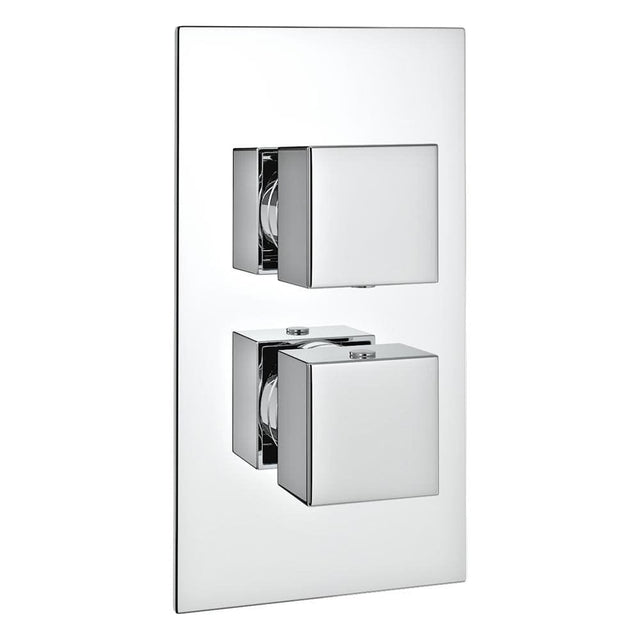 Kartell Pure Concealed Thermostatic Shower Valve with Diverter - Chrome - SHO027PR