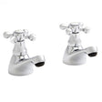 Kartell Viktory Pair Bath Pillar Taps - Polished Chrome - TAP094VI