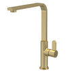 Launde Abbey 1Tap Hole Single Lever Handle Mono Kitchen Sink Mixer Tap - Brushed Brass