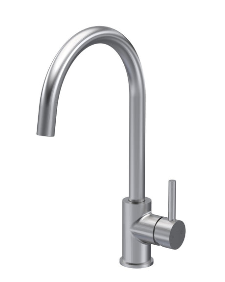 Launde Abbey 1Tap Hole Single Lever Handle Mono Kitchen Sink Mixer Tap - Brushed Nickel