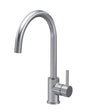 Launde Abbey 1Tap Hole Single Lever Handle Mono Kitchen Sink Mixer Tap - Brushed Nickel