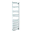 Kartell K-Rad K-Rail chrome curved towel rail 1800mm high x 600mm wide for modern bathrooms