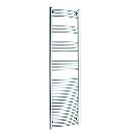 Kartell K-Rad K-Rail chrome curved towel rail 1800mm high x 600mm wide for modern bathrooms