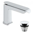 Vado Kovera Mono Basin Mixer with universal waste in chrome finish for modern bathrooms