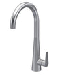 Launde Abbey Mono Single Lever Handle Kitchen Sink Mixer Tap - Brushed Nickel