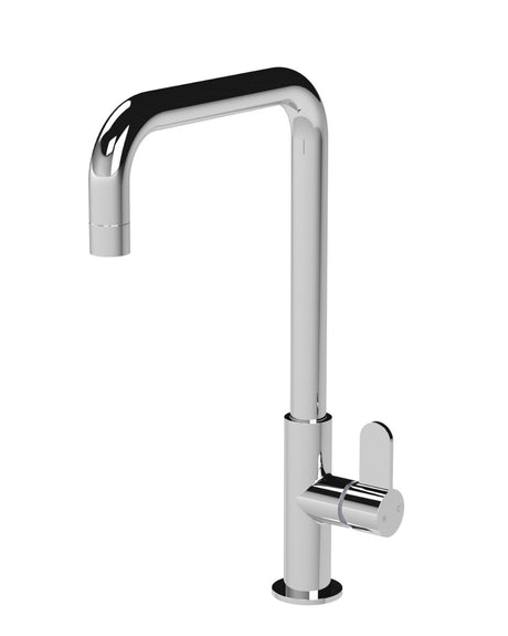 Launde Abbey Single Lever Handle Mono Kitchen Sink Mixer Tap - Chrome
