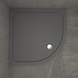 Kudos Kstone Slip Resistant Quadrant Shower Tray 800mm - Slate Grey - KSQ80SRGR