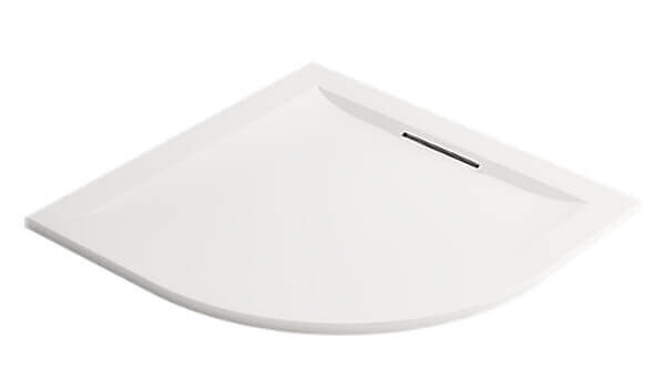 Mira Flight 0 Upstands Quadrant Shower Tray With Waste 900 x 900 - White - 1.1898.092.AS