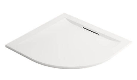 Mira Flight 0 Upstands Quadrant Shower Tray With Waste 900 x 900 - White - 1.1898.092.AS