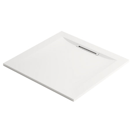 Mira Flight Level Square Shower Tray With Waste 800 x 800 - White - 1.1898.081.WH
