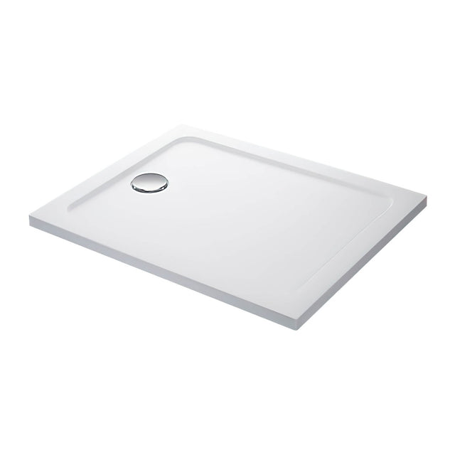 Mira Flight Safe Rectangular Shower Tray 4 Upstands; 900x760mm - White - 1.1697.351.AS