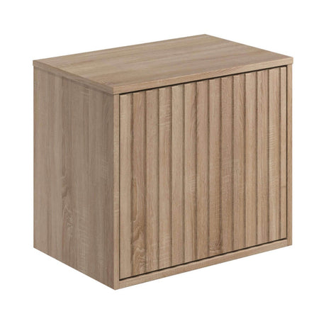 Scudo Alfie Fluted Vanity Unit 600mm - Sonoma Oak - ALFIE-FL-OAK-600